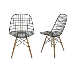 Silla DKR con patas de madera (Charles & Ray Eames)